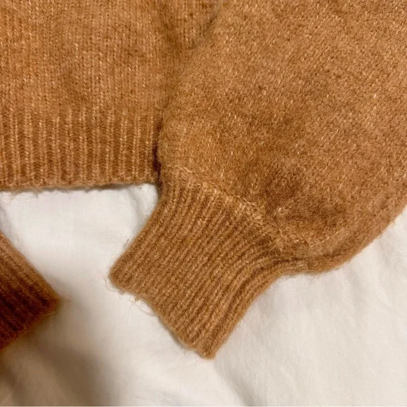 NEW* Brown cropped sweater Zara - Picture 4 of 4